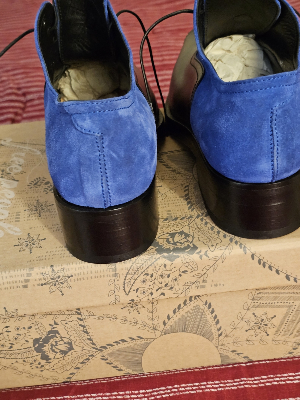 Women Black and Blue Dress Shoes. Bran New Condition ( NWOT ) - Picture 5 of 7